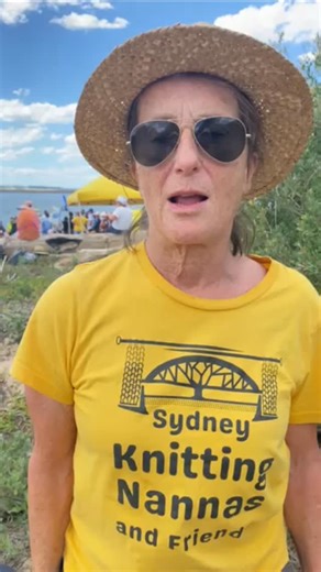 Professor of Public Health and Sydney Knitting Nanna Alex Barratt tells why she took direct action to stop coal ships last weekend @risingtide.aus in Newcastle What. A. Legend. #SydneyKnittingNannas #NoMoreCoal #ProtectTheFuture #ClimateActivism | Sydney Knitting Nannas And Friends