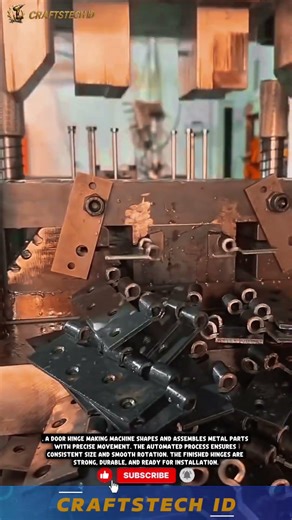 Hinge Making Machine | Metal Hinge Manufacturing Process #machine #industrialmachine