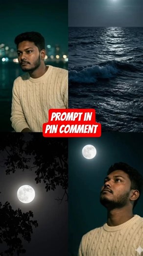 Create Cinematic AI Moon Night Photos | Google Gemini AI Image Prompt