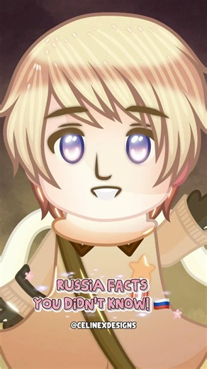 Russia Facts You Didn’t Know! 🇷🇺✍🏼 #animation #procreatedreams #celinexdesigns #hetalia #russia