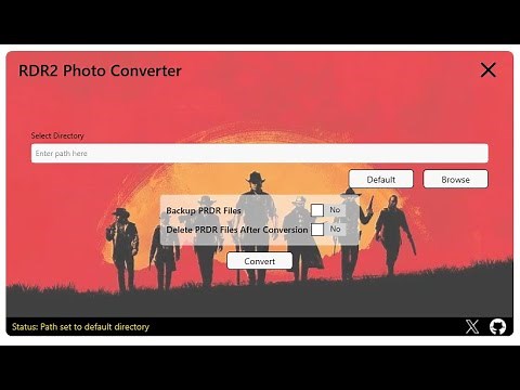 RDR2 Photo Converter Application Release | Walk through (Windows 10 and 11)