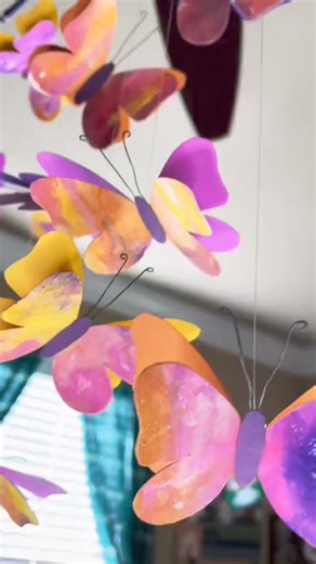 32K views · 985 reactions | Easy Summer Watercolor Butterfly Paper...