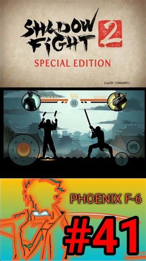 PHOENIX VS Ghost Round 1 bodyguard| Shadow fight 2 spical edition: part 41 PHOENIX F-6 #shadowfight