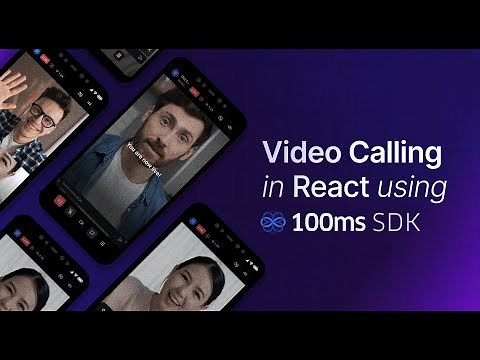 How to create a Video Chat App in React | 100ms Video Calling Tutorial
