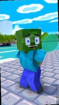 When Zombie Has A Strong Urge To Poop ( Hindi ) #shorts #minecraft #animation #trending #ytshorts