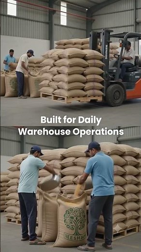 Jute Gunny Sack (B-Twill) – 50kg Capacity | Bulk Storage & Packaging Solution