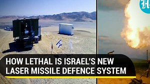 Israel's 'Iron Beam' laser missile defense system; Shoots down drones
