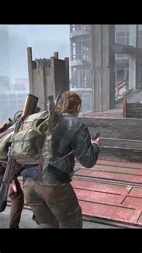 The Last of Us Part II Remastered | Abby's Stealth Kill Goes Wrong | PS5 4K #shorts
