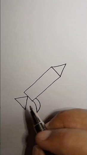 Draw a Rocket with Me! 🚀✨ | Step-by-Step Drawing Tutorial