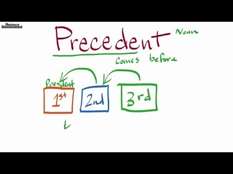 Precedent Definition for Kids