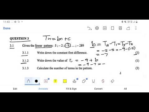 GRADE 10 LINEAR PATTERN