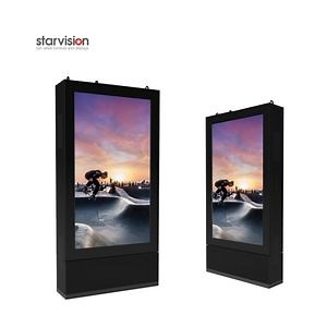 [Hot Item] 75inch Outdoor Stand Advertising Screens Weather Proof Digital Signage Advertising LCD Display for Terminal