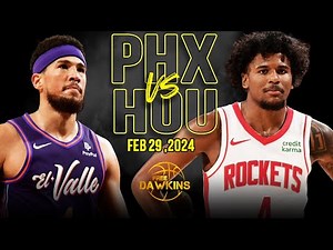 Phoenix Suns vs Houston Rockets Full Game Highlights | February 29, 2024 | FreeDawkins