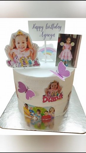 Diana &Roma cake for little star of the day🩰🎠