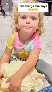 175K views · 1.2K reactions | She got to play with one of my antique glass baby dolls and this is the first thing she says.  #baby #babydoll #playtime #silly #funnymoments #funnyvideos #funnyreels #toddler #toddlerlife #toddlermom #mom #sahm #MomLife | Brooke Lassiter | Facebook