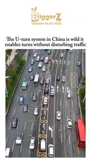 NOCODUSA | The U-turn system in China is wild it enables turns without disturbing traffic. Picture this: instead of clogging up an intersection and... | Instagram