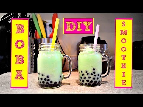 How To Make A Boba Smoothie || Bubble Tea Smoothie
