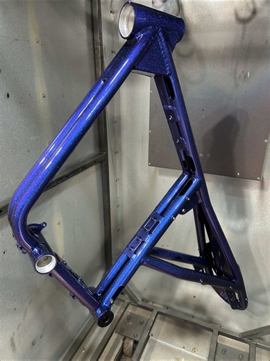 here at spec one coating we do dozens of bikes every week. We can usually knock out any bike frame in one to two days if we have your color choice in stock. We have hundreds of colors in stock. Send us a message and we can give you a price quote. Locatedin the heart of Orange, California close to the 91 and the 57 freeway interchange #Super73 #EBike #PowderCoating #HardWork #standout