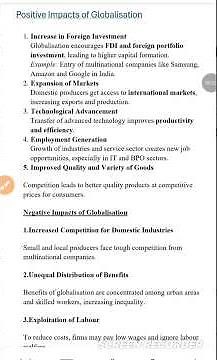 Globalisation: Meaning, Impacts & Example | CBSEGlobalisation for Boards | Easy Explanation #cbseEco