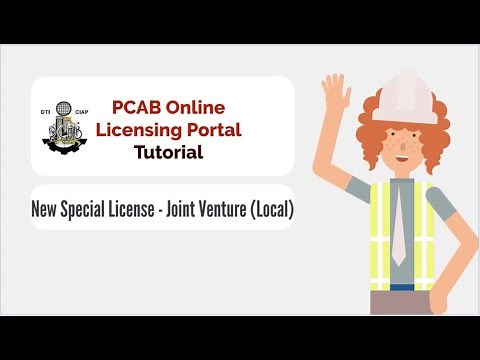How to File a New Special License - JV, Local