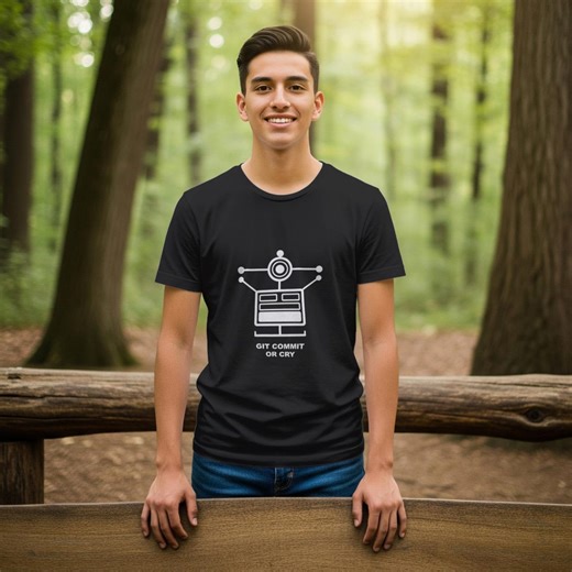 Git Commit Or Cry / Programmer Shirt / Developer Humor / Coder Gift / Software Engineer Tee