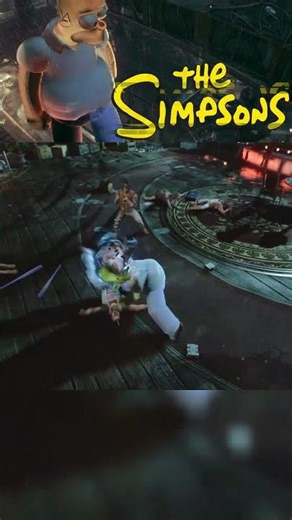 Homer Learned from the TIBETAN MONKS #simpsons #batmanarkhamknight