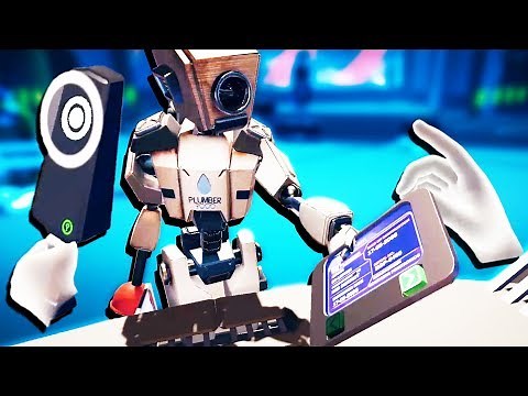 Papers Please in VR with ROBOTS! - Border Patrol Demo Gameplay - VR HTC Vive Pro
