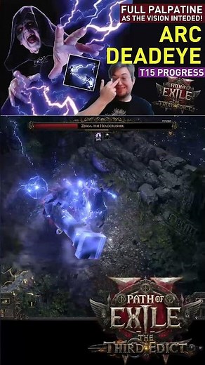 I went FULL PALPATINE as the vision intended | ARC DEADEYE T15 Showcase | Day 2 progress | 0.3 PoE 2