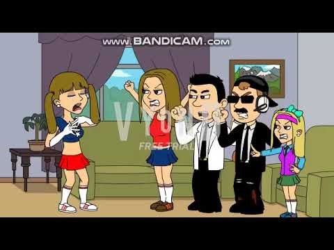 Stephanie grounds Caillou and Gets Grounded