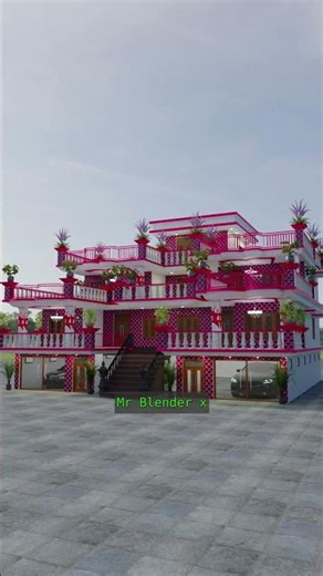 Village house 🏡 Design #elevation #frontelevation #house #housedesign #home #song #hindisong #3d