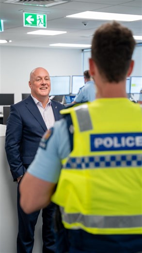 Kiwis are safer with National. | Christopher Luxon
