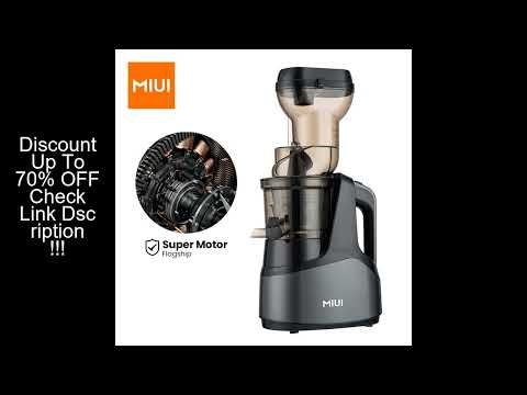 MIUI Original Juicer Commercial Juice Extractor Screw Cold Press Electric Slow Juicer Machine Flagsh