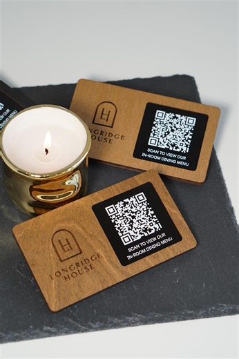 Custom Wooden QR Code Menu Sign With UV Print | Table QR Menu for Cafe & Restaurant | Minimal Wood Table Menu With 1 Display - Etsy Australia