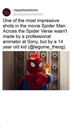 A 14 Year Old School Kid Animated This Spider Verse Scene