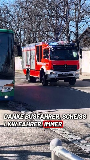 Ist nur aus Spaß gemeint. Alle machen nur ihren Job #blaulicht #münchen #2026 #feuerwehr #einsatz