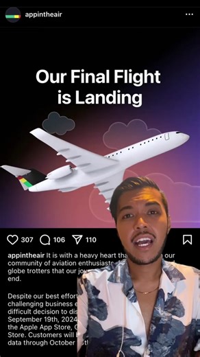 Farewell to @App in the Air 💔 Export your data before it’s too late! What travel app will you switch to? #AppInTheAir #TravelTools #FrequentFlyer #TravelNews #AviationLovers