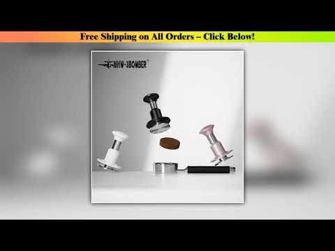 30lbs Stainless Steel Coffee Tamper Constant Pressure Espresso Tamper Barista Tamper with