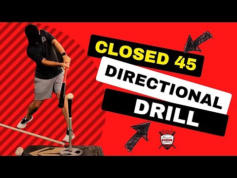 💢 Closed 45 - Directional Drill (stay closed) 💢 | Hitting Done Right
