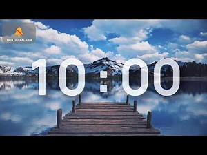 10 Minute Classroom Timer | Calm Gentle Ambient Background | No Alarm