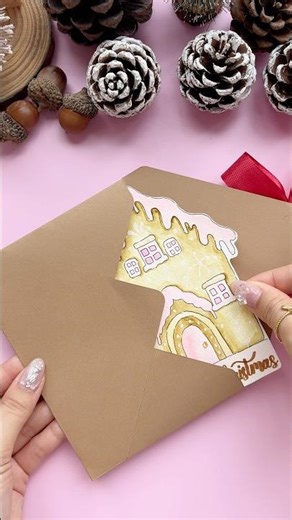 Easy DIY Merry Christmas Card 💌✨