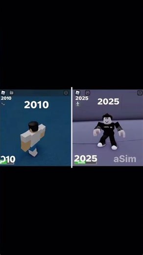 Roblox Game Evolution: 2010 vs 2025 #roblox #robloxviral #robloxgames