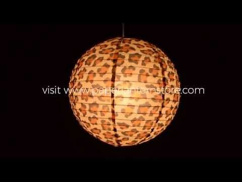 How To Hang Paper Lanterns Using a Single Light Cord