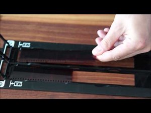 Canon Canoscan 9000f Mark ii: Film in Schiene einlegen