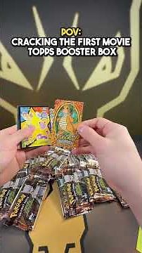 Cracking THE FIRST MOVIE TOPPS Booster Box