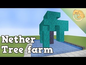 AUTOMATIC warped and crimson tree farm for minecraft 1.18