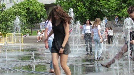 Urban Outdoor Fun with Fountain Play