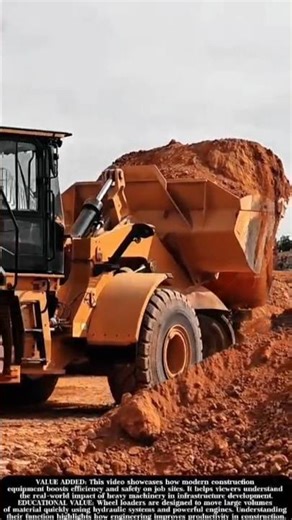 Heavy Equipment in Action: Powerful Wheel Loader at Work! #shorts