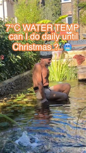 CAN I GET IN WITHOUT COMPLAINING? 🥶😂 | Cold Water Challenge