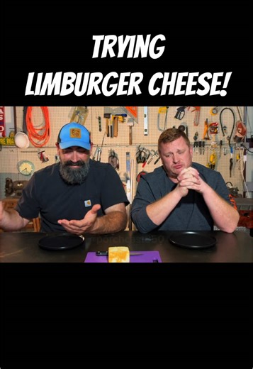 Trying Limburger Cheese! #funny #fyp #stinkycheese #limburger#food #laugh