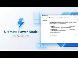 How to Enable Ultimate Power Mode in Windows (Fast & Easy!)